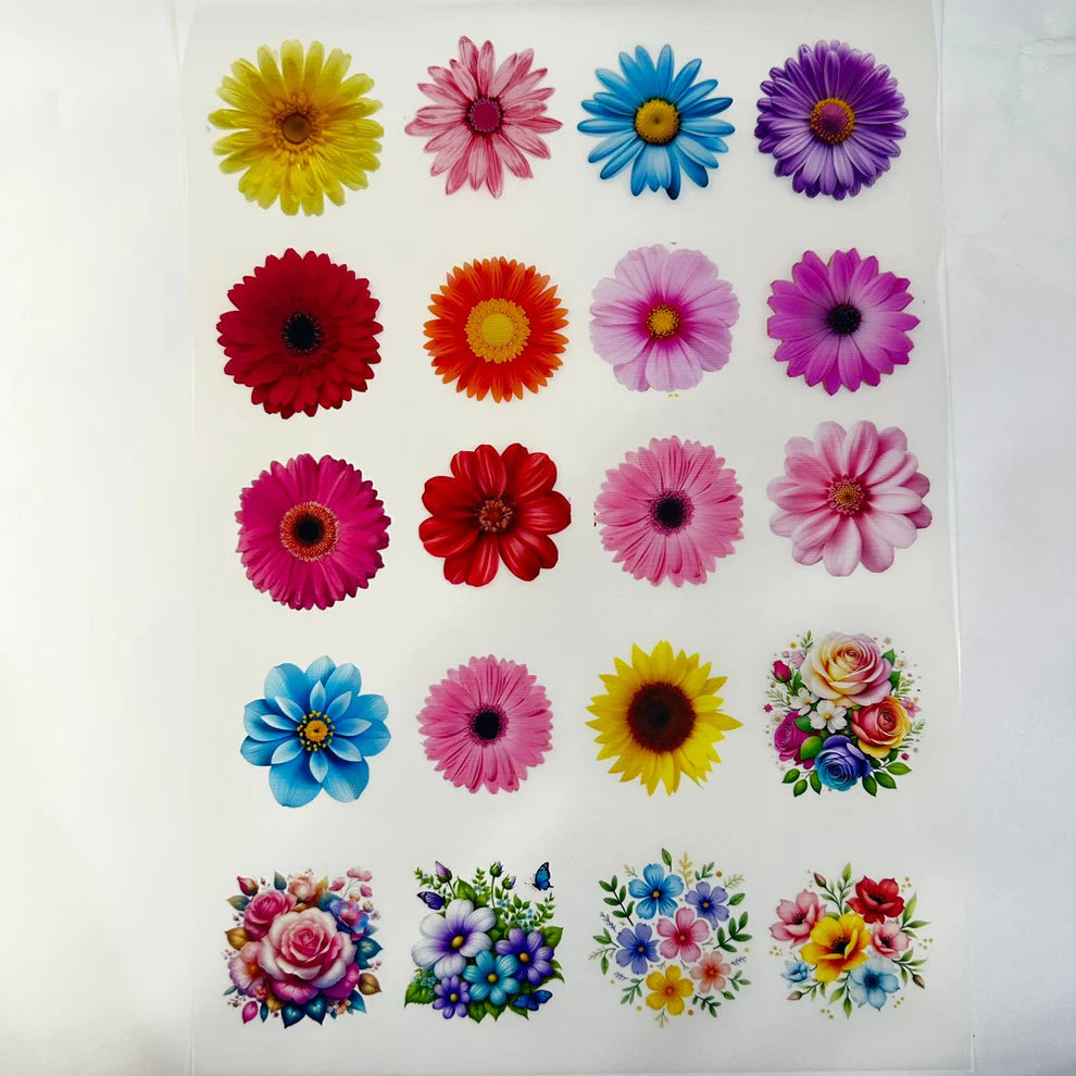 Flower insert sheet 008