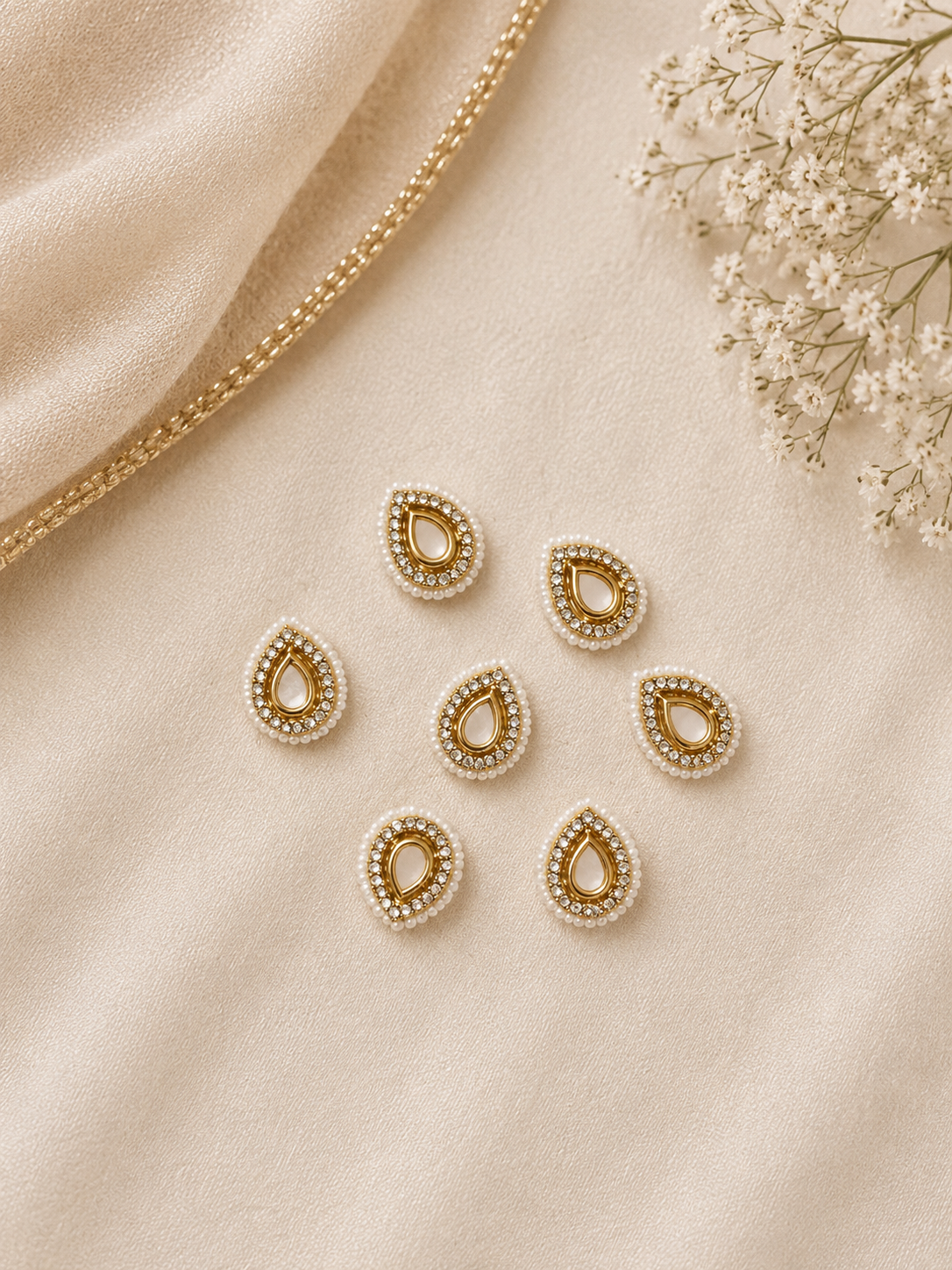 Kundan patch (2 pcs)