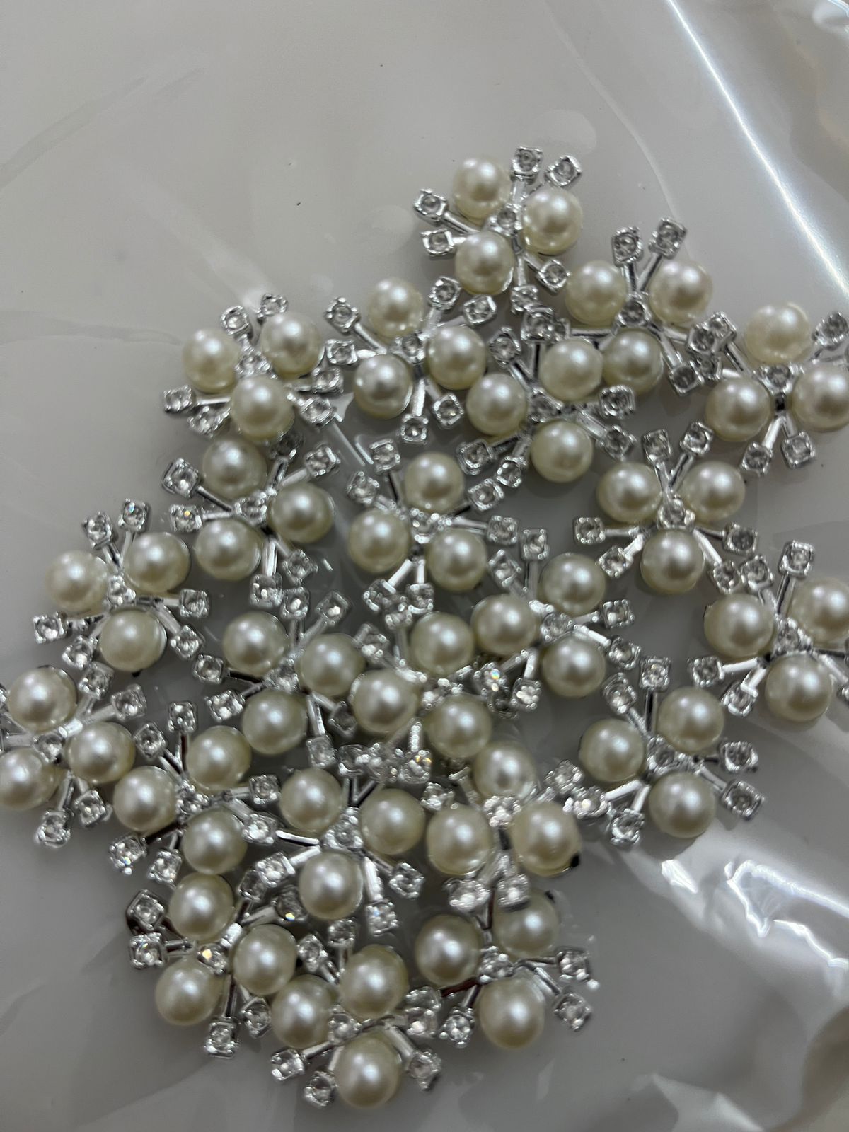 Pearl flower beads(10 PCS)