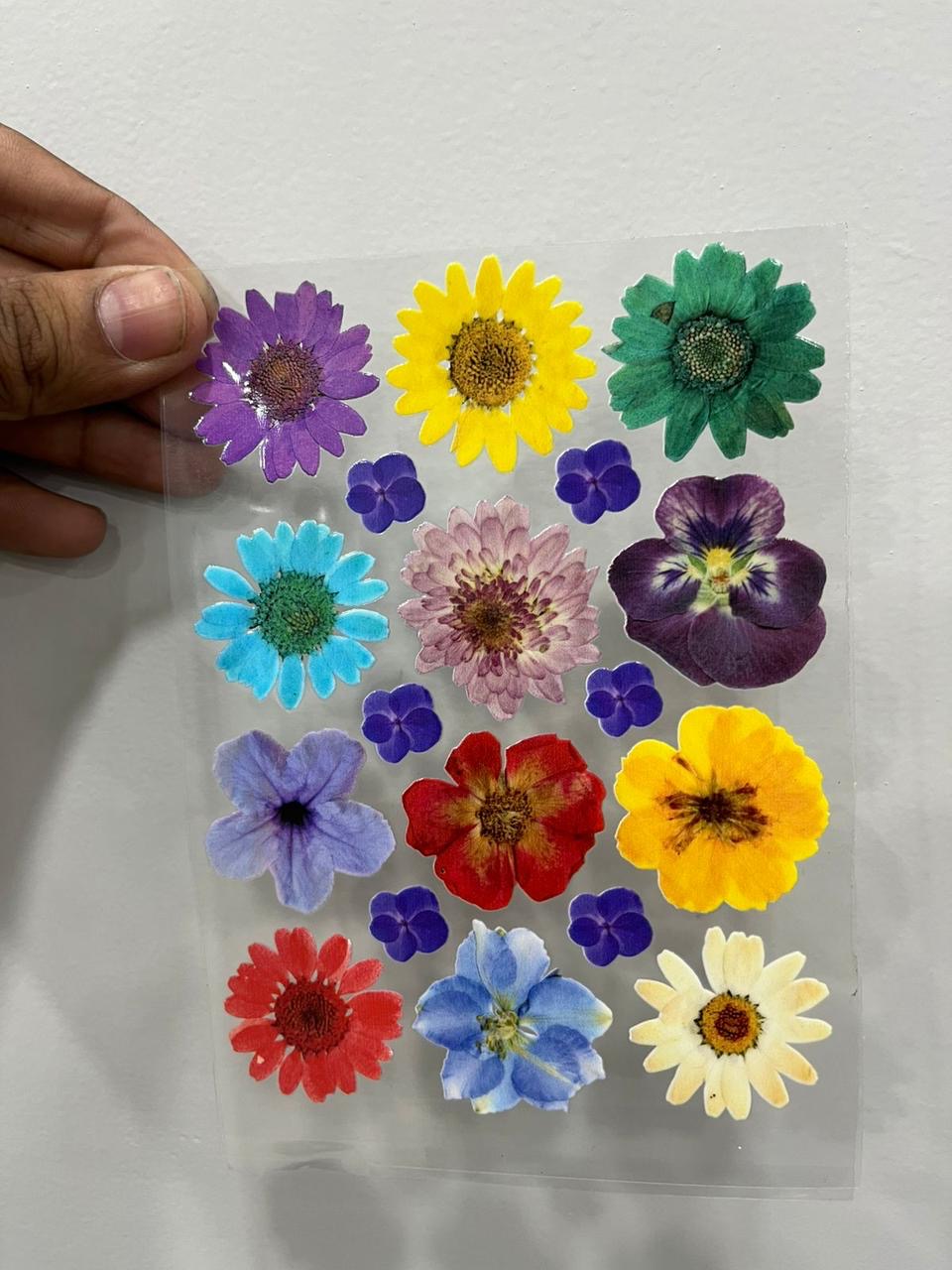 Flower sheet (pill of sticker)