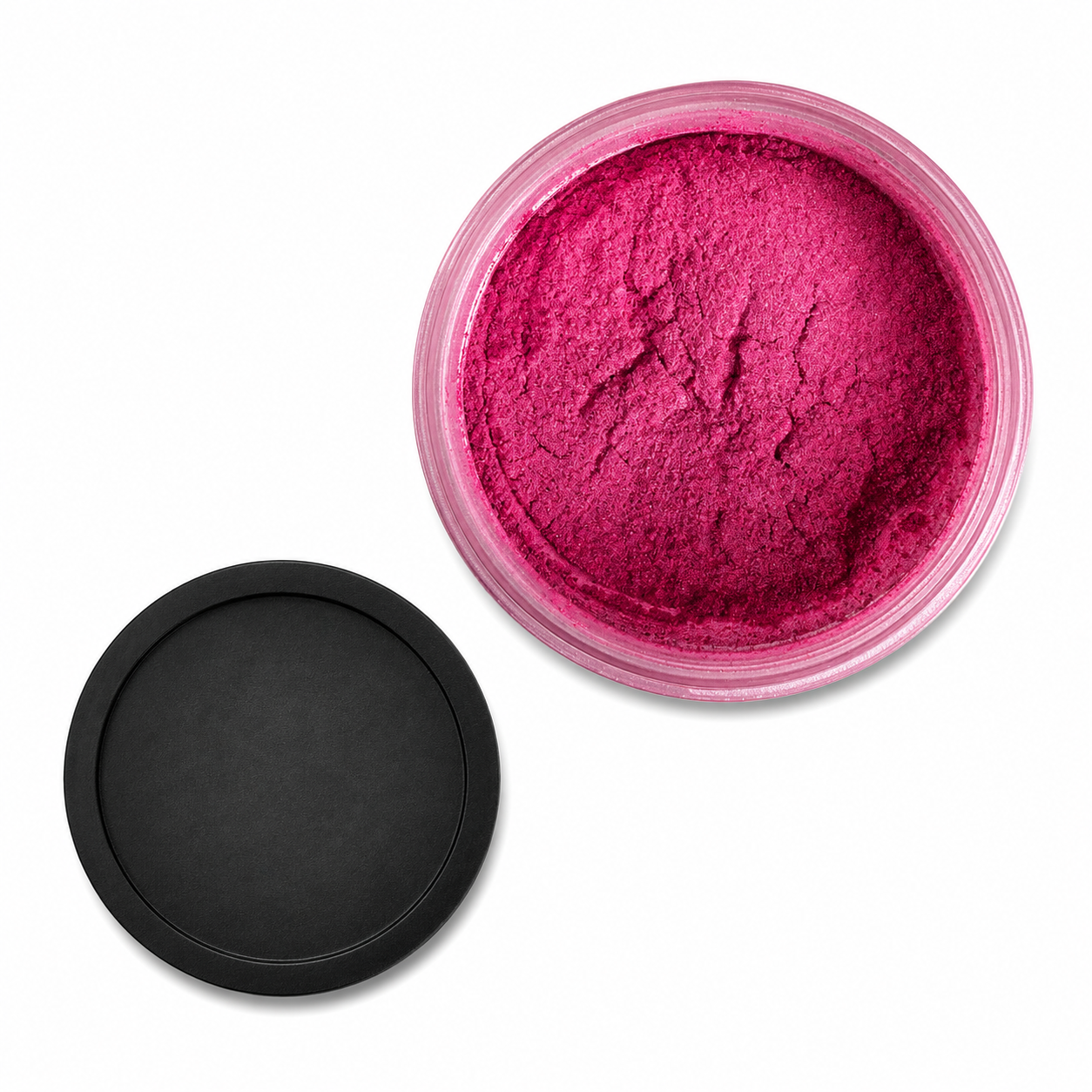 Rose red pearl pigment