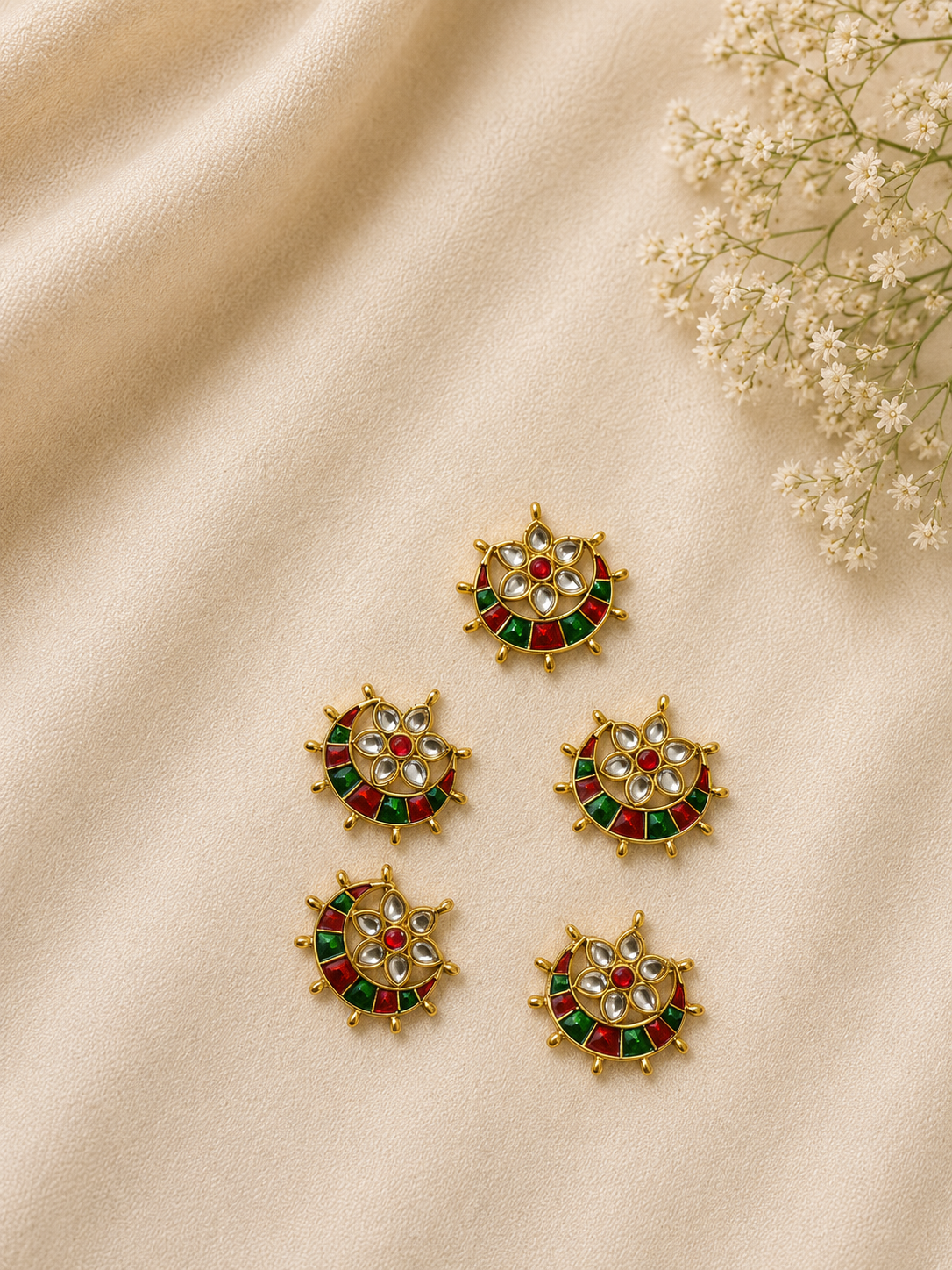 Kundan patch (2 pcs)
