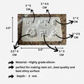 6 in 1 small Diwali mould