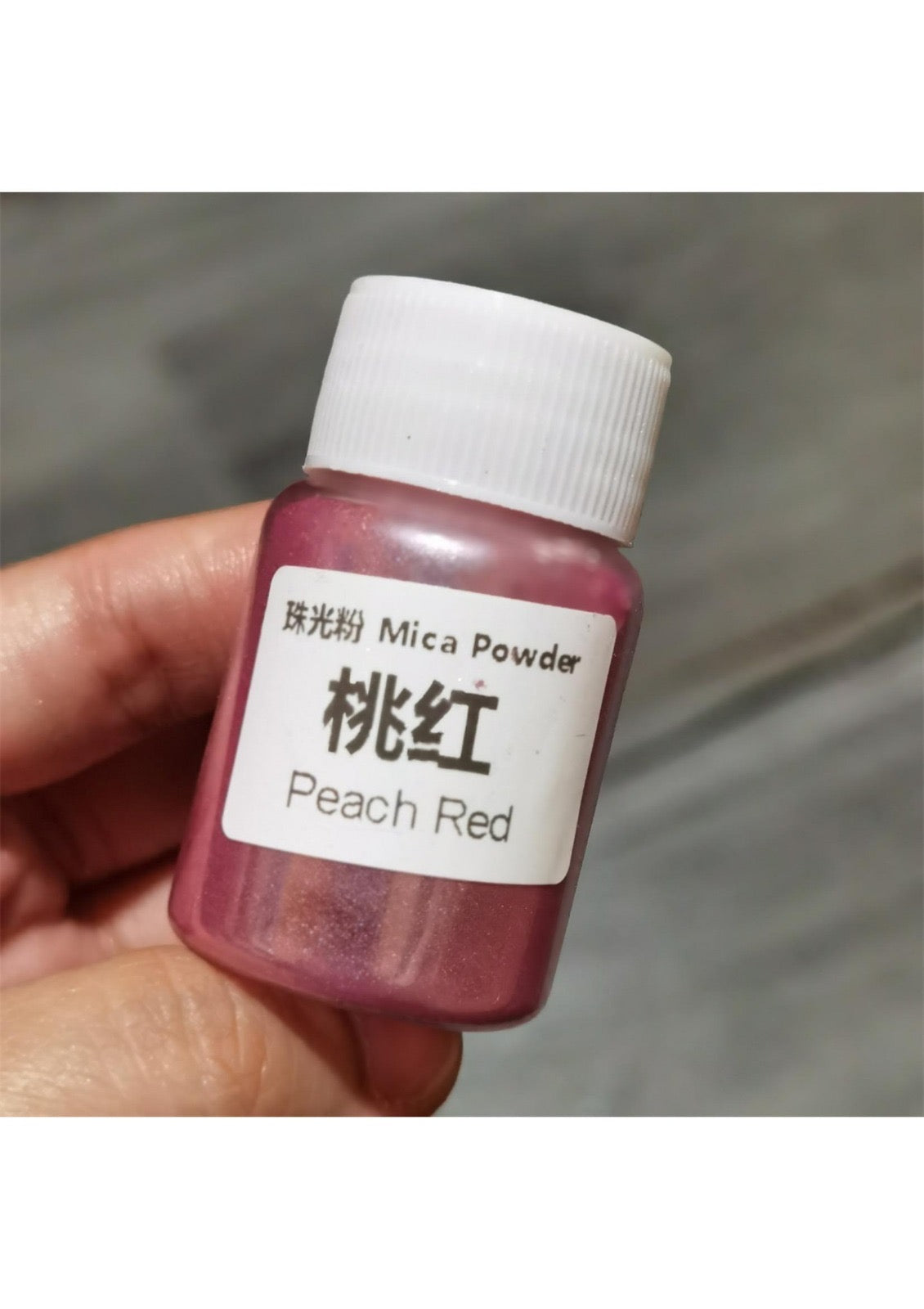 Peach Red Pearl powder(mica powder)