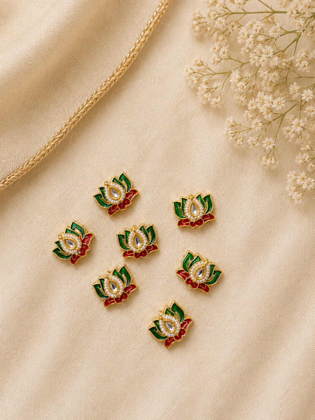 Kundan patch (2 pcs)