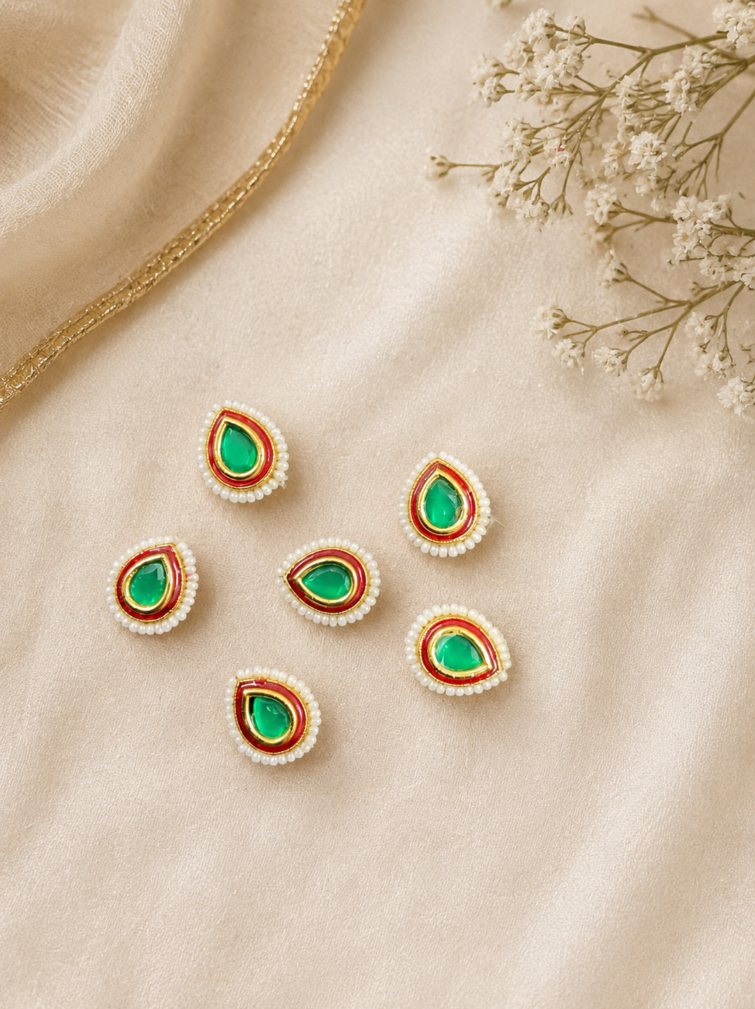 Kundan patch (2 pcs)