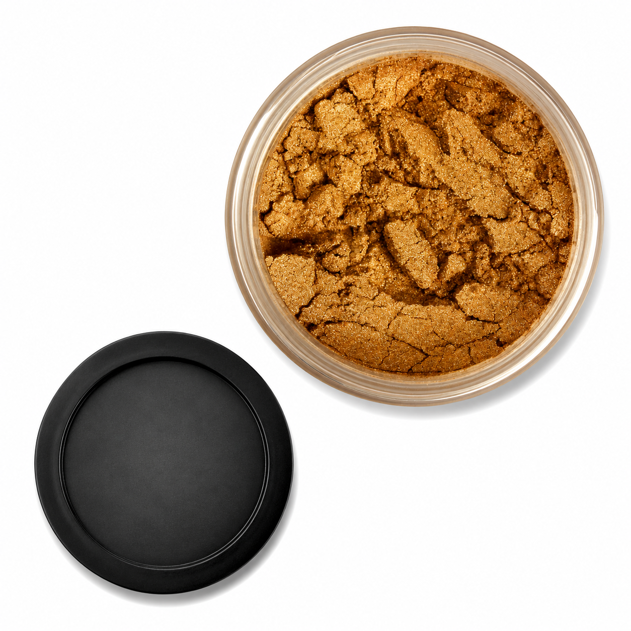 Dark gold pearl pigment