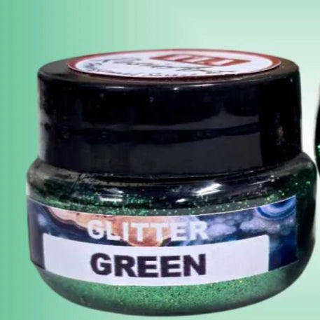Diamond dust glitter green