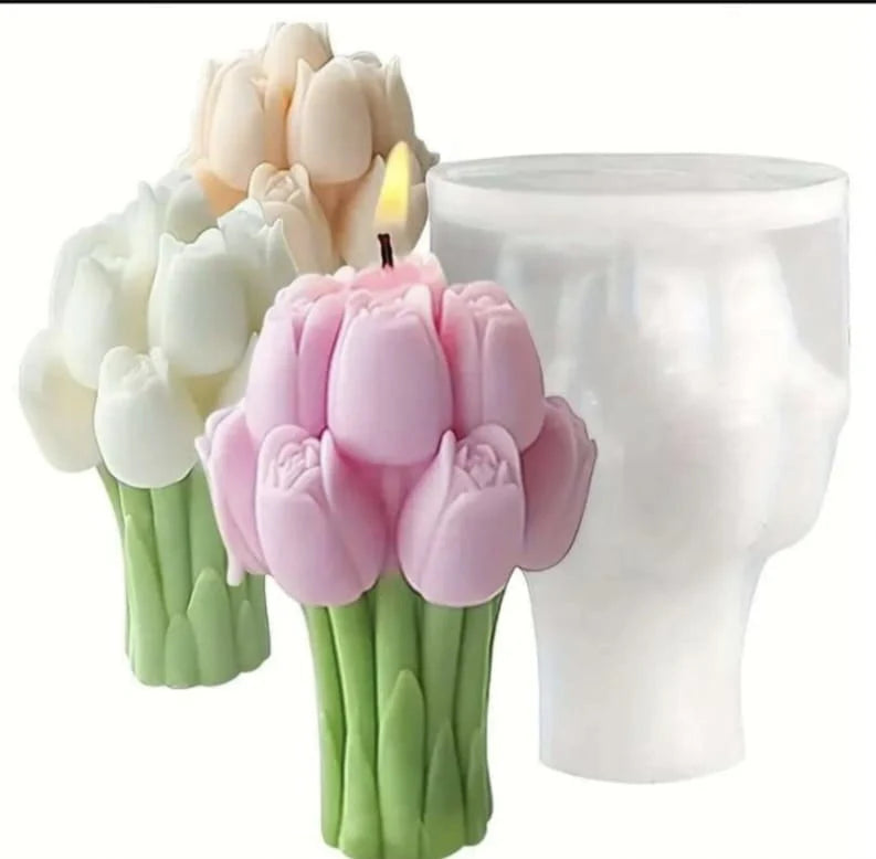 Tulip candle mould