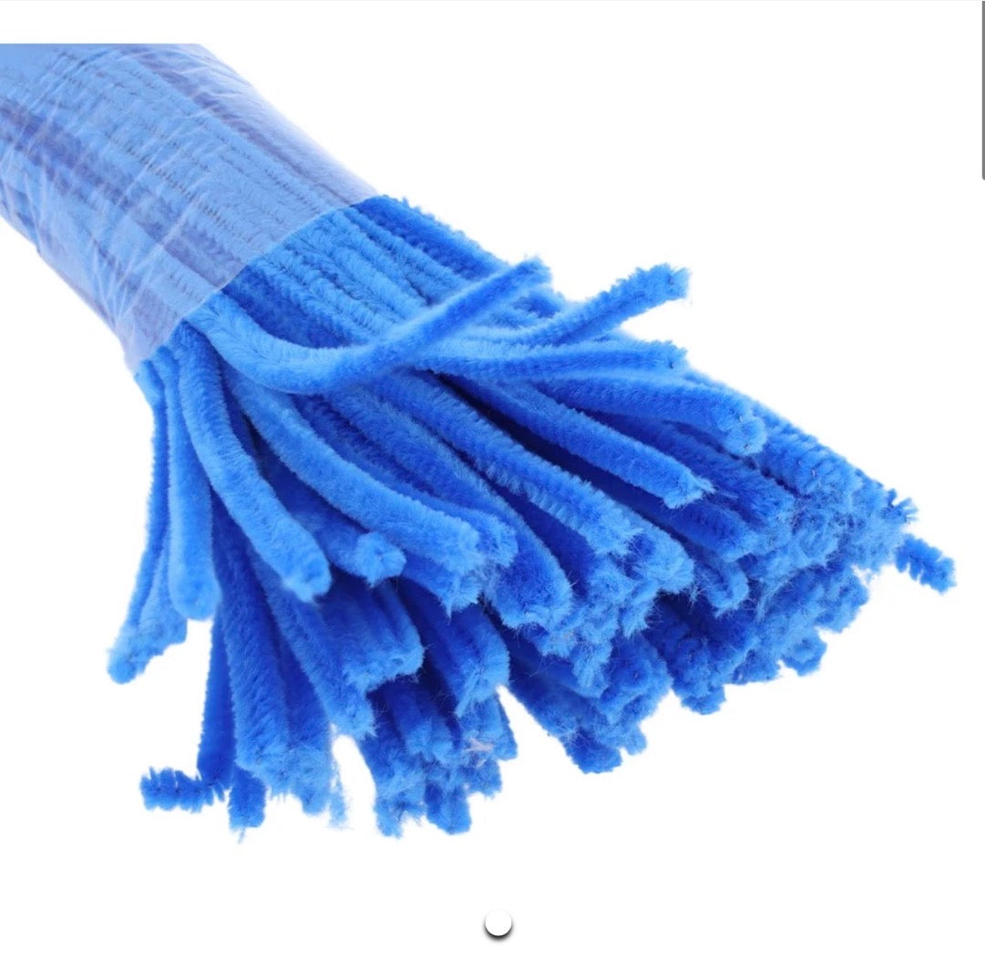 Blue pipe cleaner