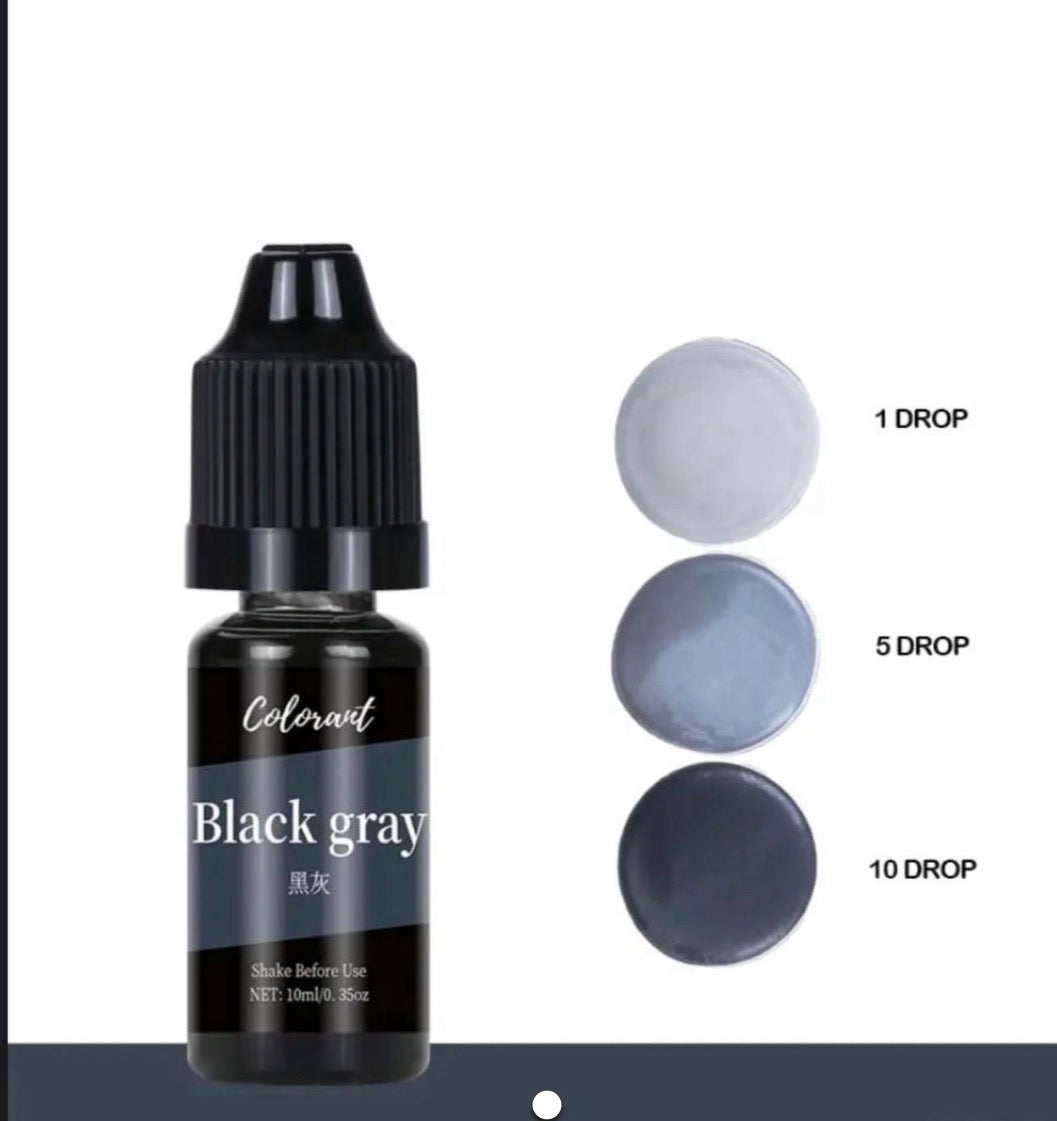 Black gray 10ml Colorant
