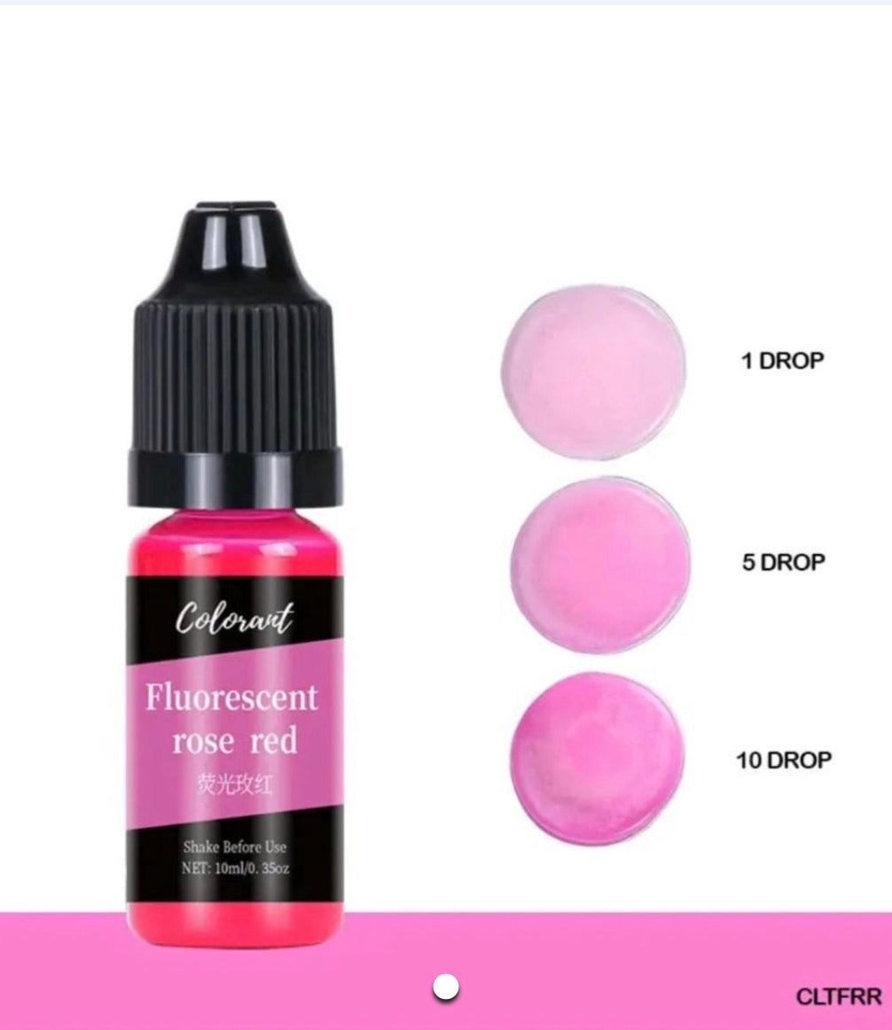 Fluorescent rose red 10ml Colorant