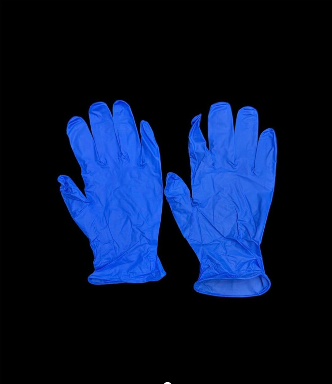 Nitrile glove pair