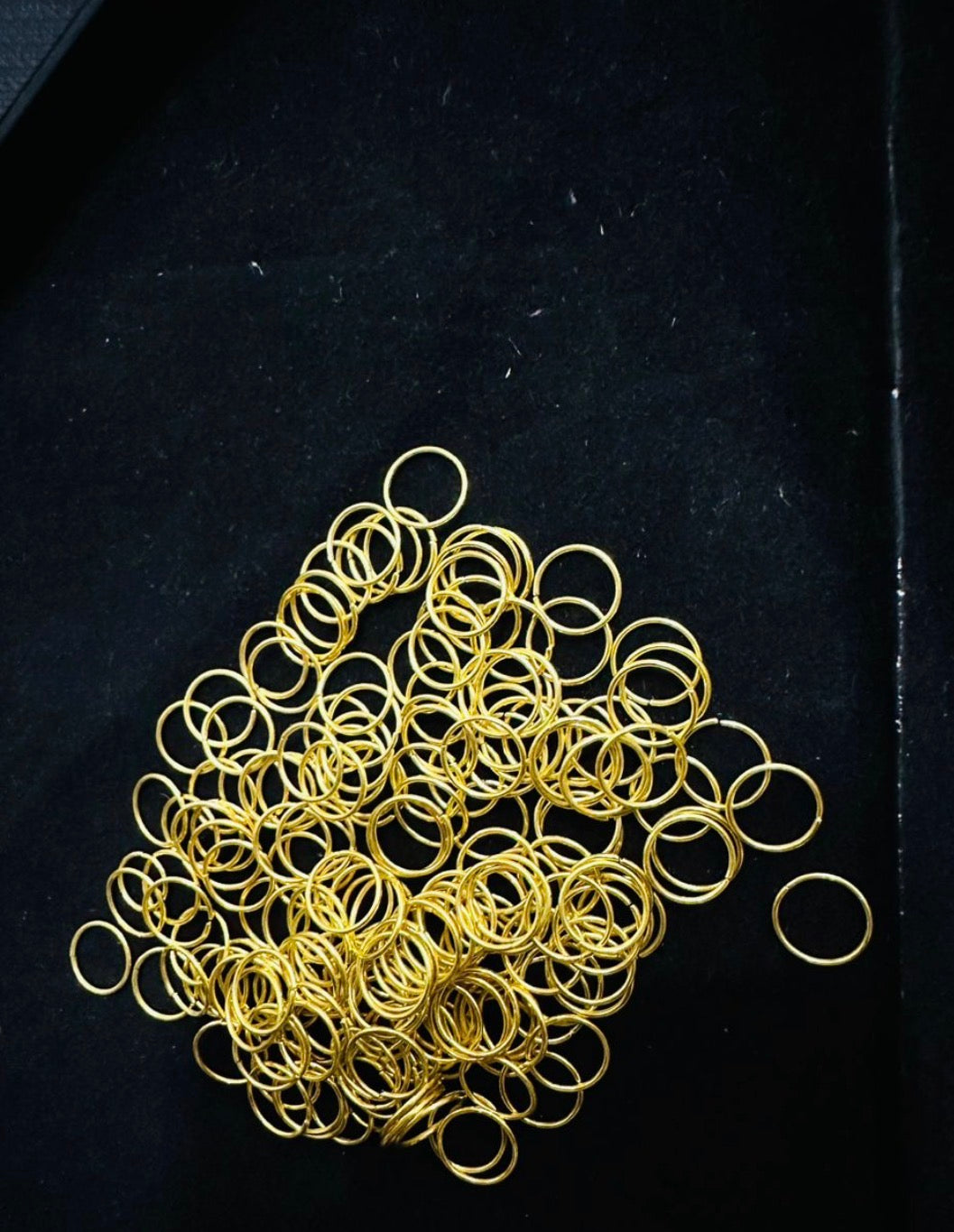 Golden Jump rings 12mm