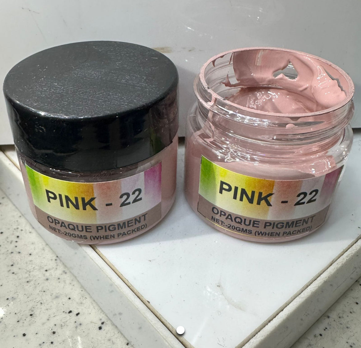 Pink opaque pigment (20 gram)
