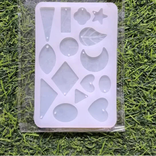 Keychain and Pendant 15 Cavity SIlicon Mould