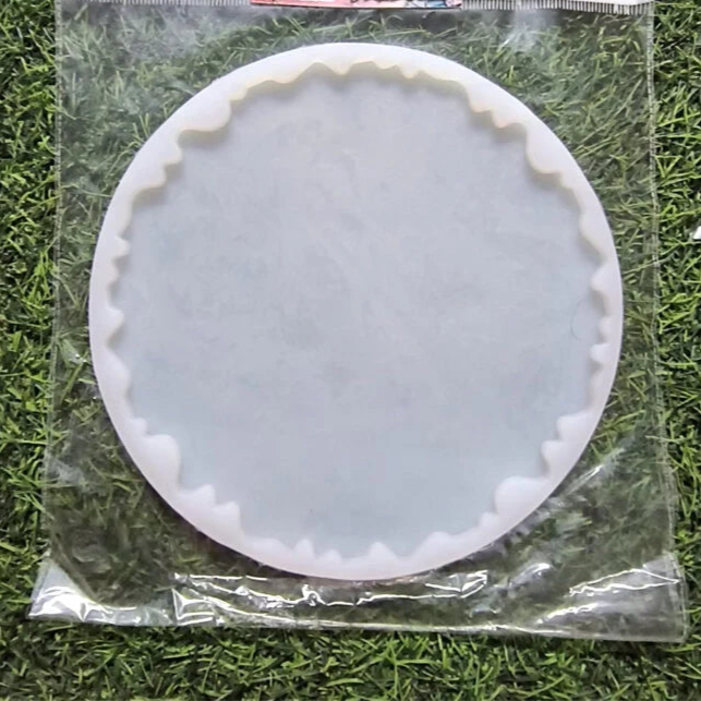 Round Agate Zigzag 8 inch