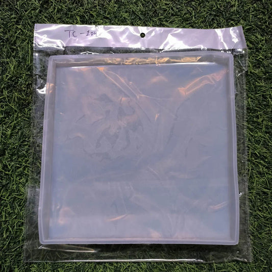 Square Plain 08x08Inch 10mm Depth Silicon Mould