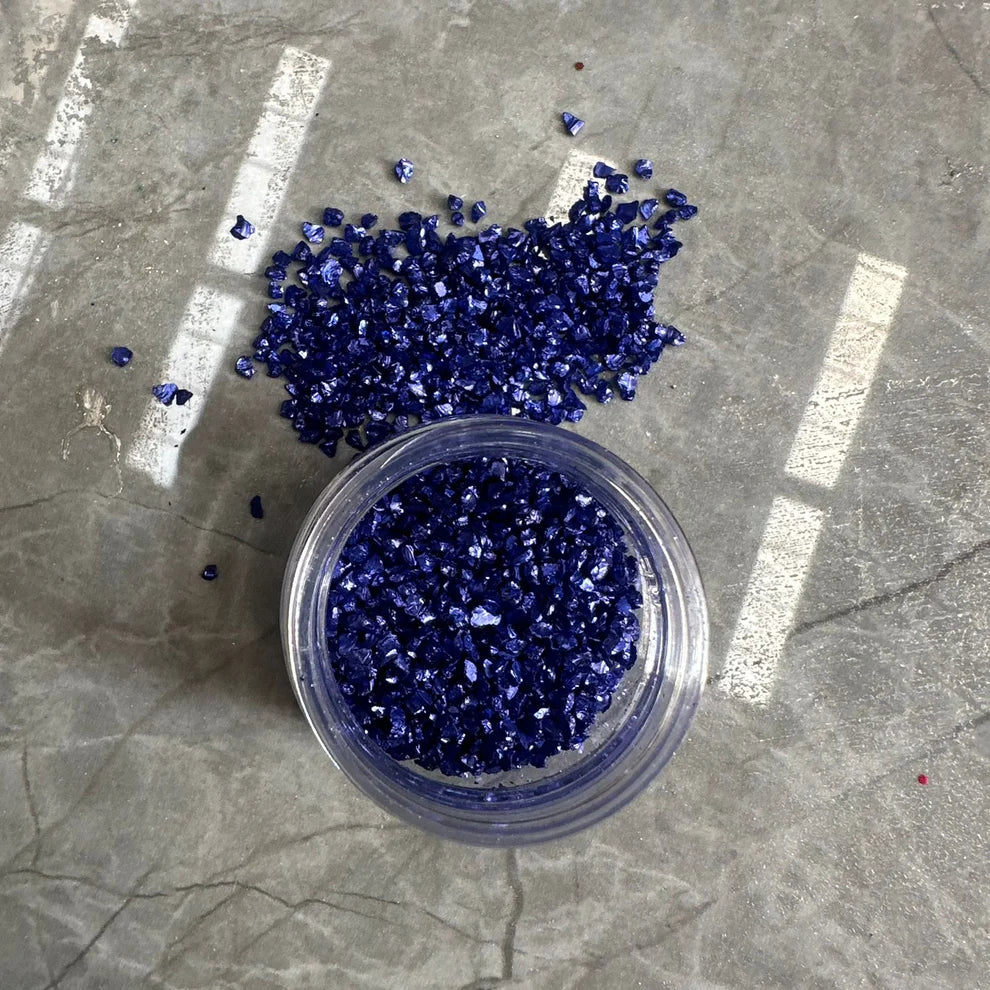 Glass Granules Dark Blue