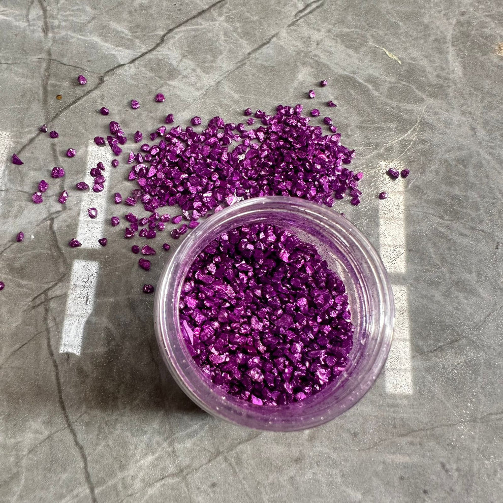 Glass Granules Purple