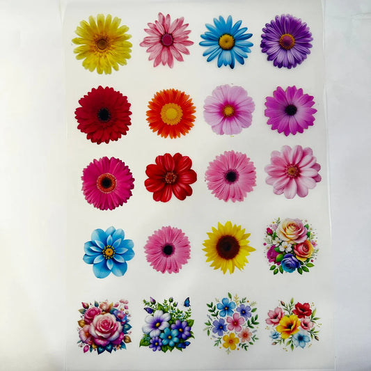 Flower insert sheet 008