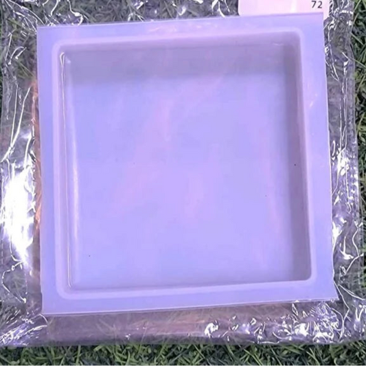 Coaster Square 4inch 20mm Depth Silicon Mould