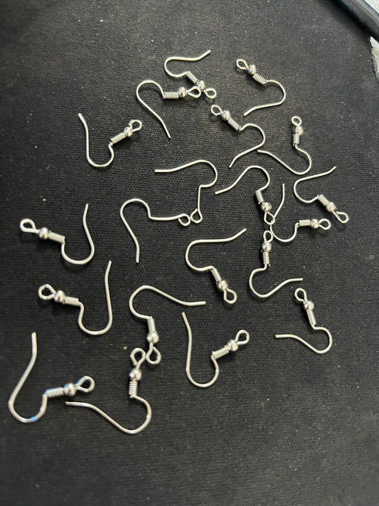 Earring hook silver(20PCS)