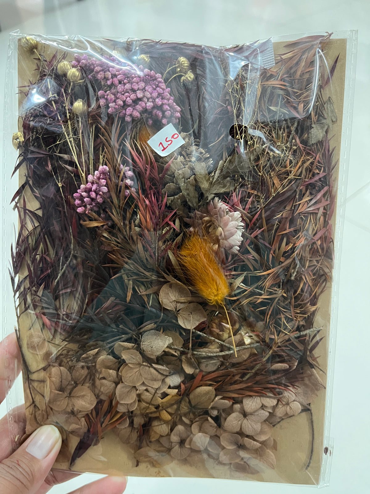 Dry flower packets
