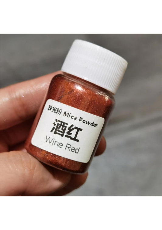 Wine Red Pearl powder(mica powder)