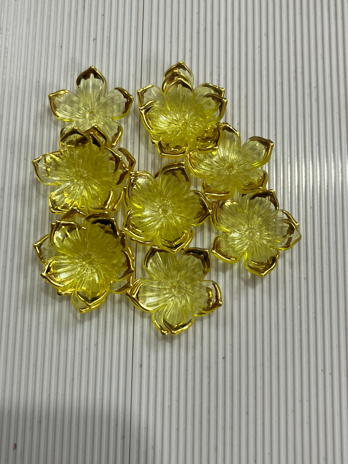 Artificial flowers yellow
