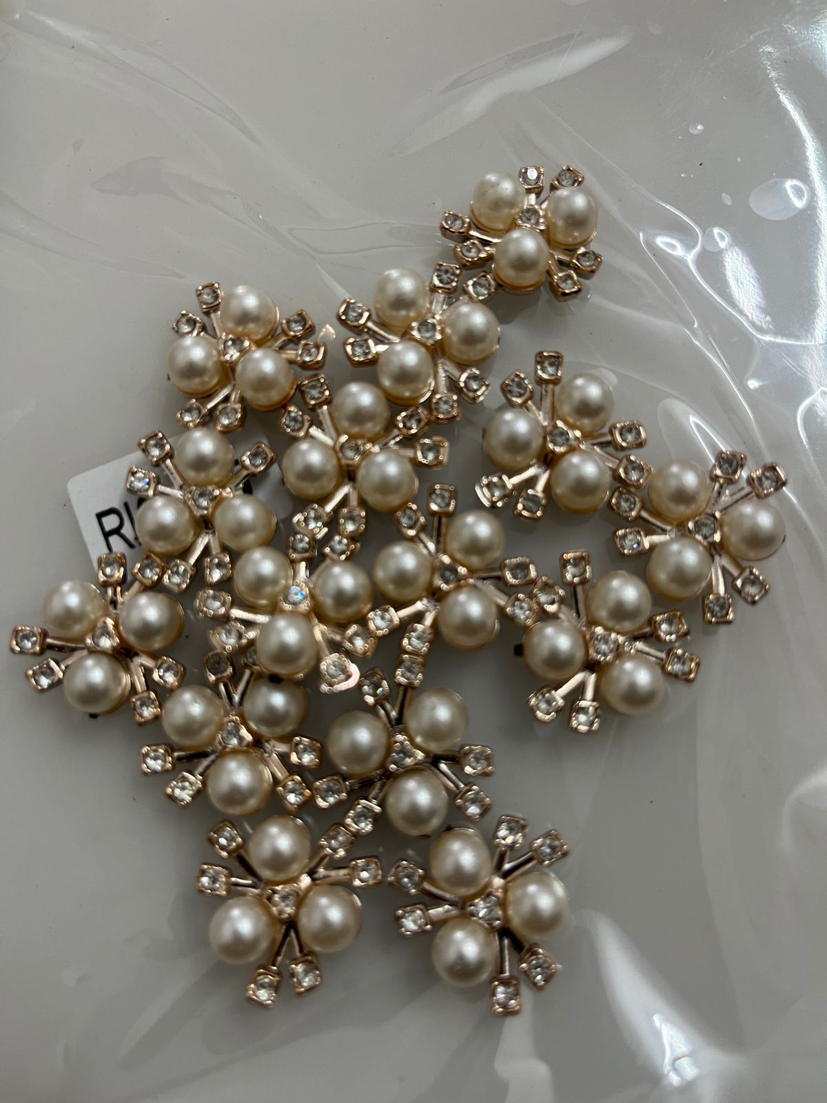 Pearl flower beads(10 PCS)