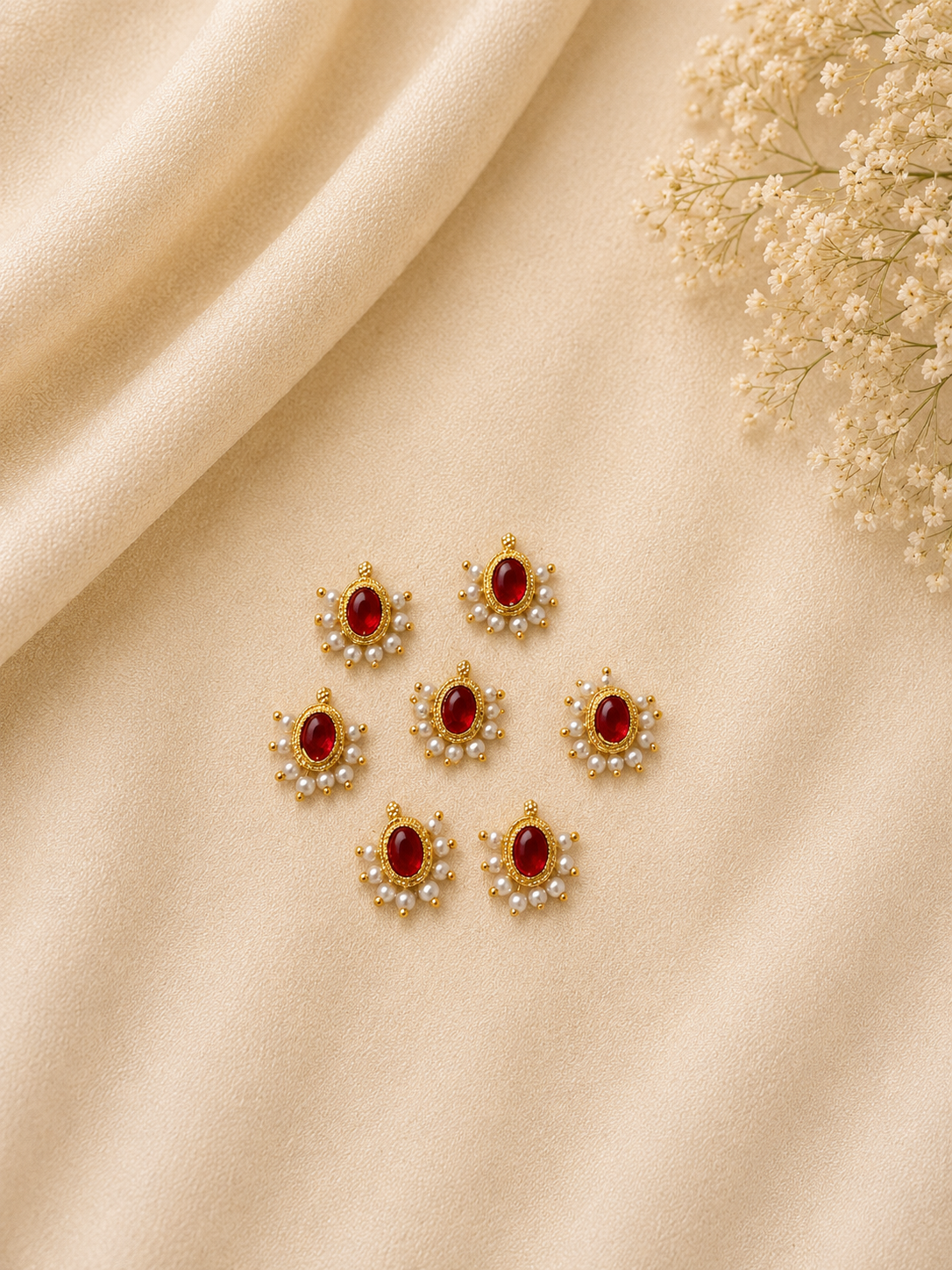 Kundan patch (2 pcs)