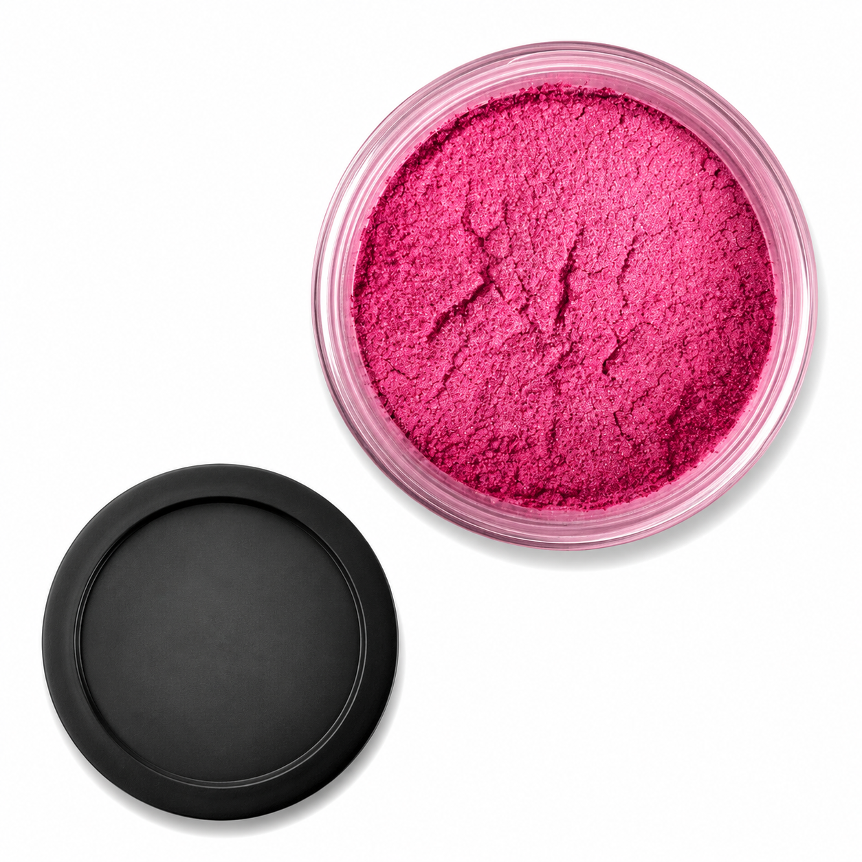 Carmine pearl pigment