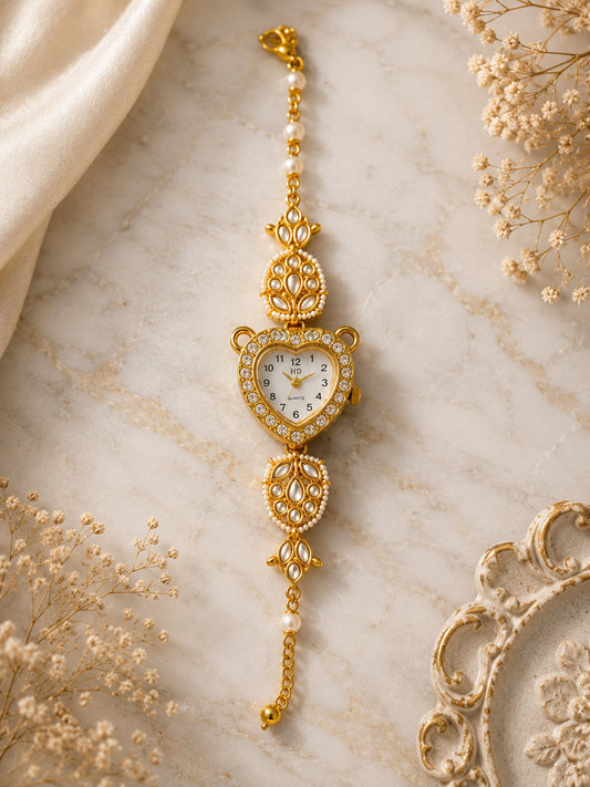 Kashmiri watch heart model