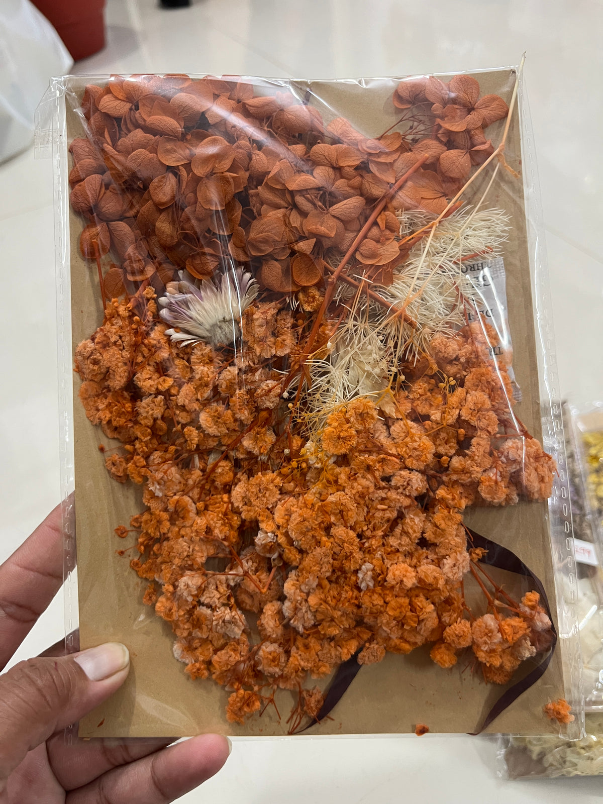 Dry flower packets