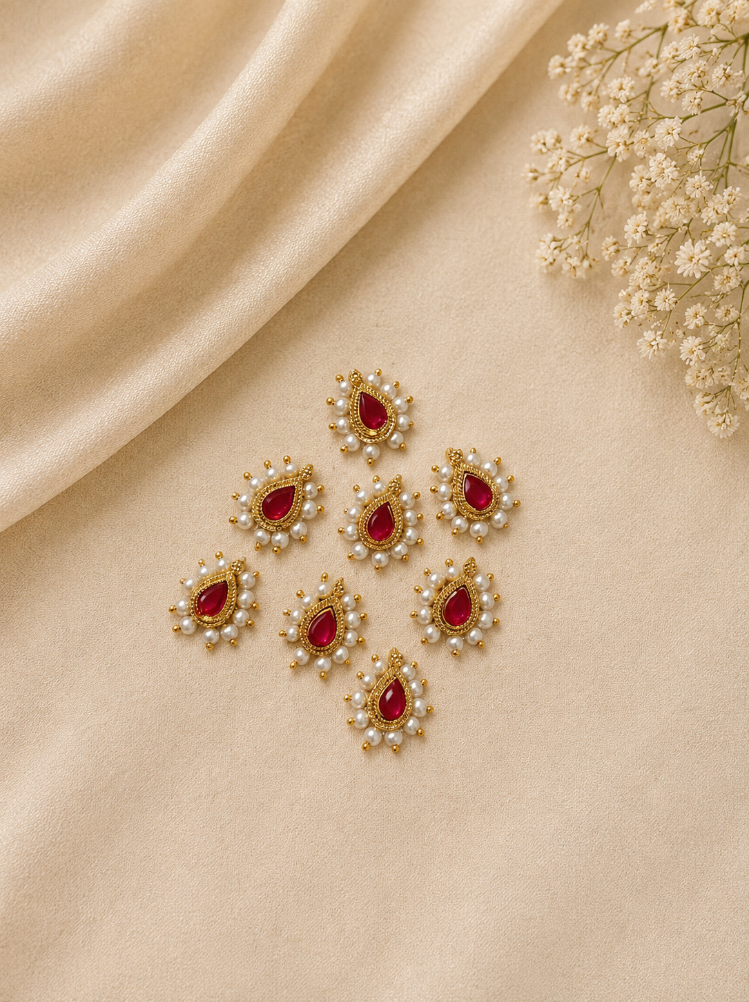 Kundan patch (2 pcs)