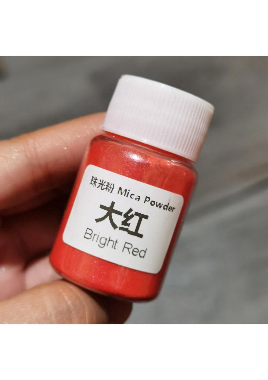 Bright Red Pearl powder(mica powder)