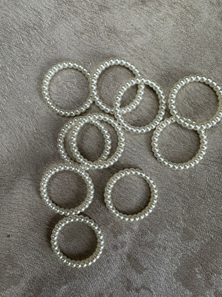 Big pearl ring(10 pcs)