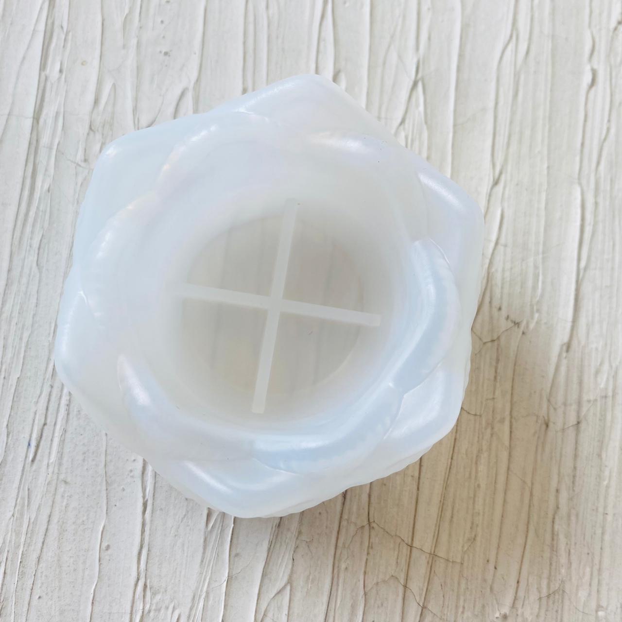 Lotus t light candle mould