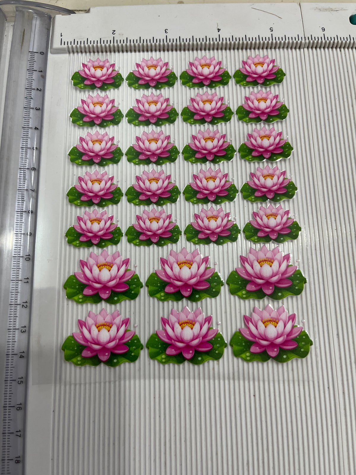 Uv dtf stickers (lotus)