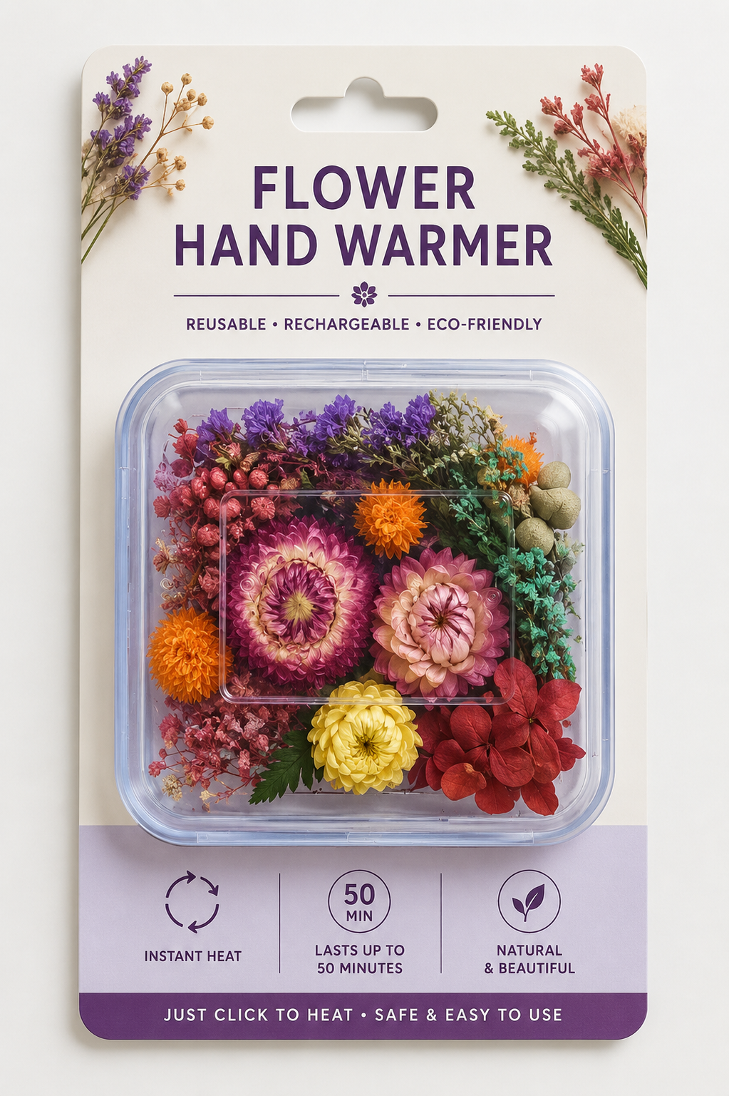 Mix Dry Flower Box Packing (F0124-1)