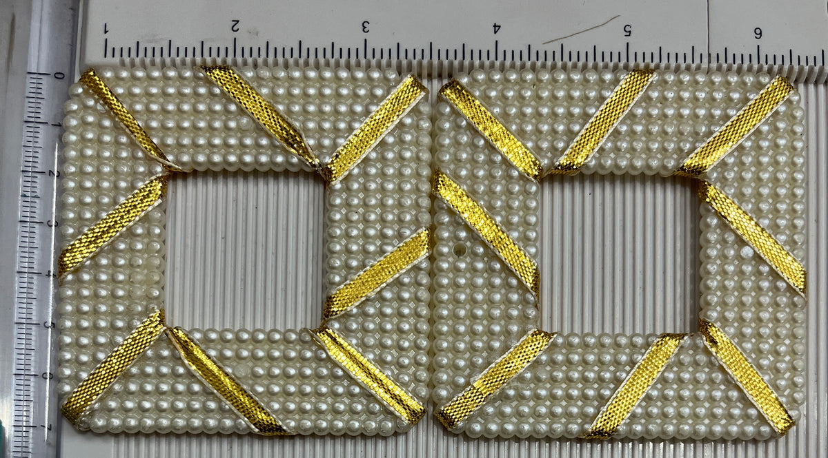 Pearl ring (square)