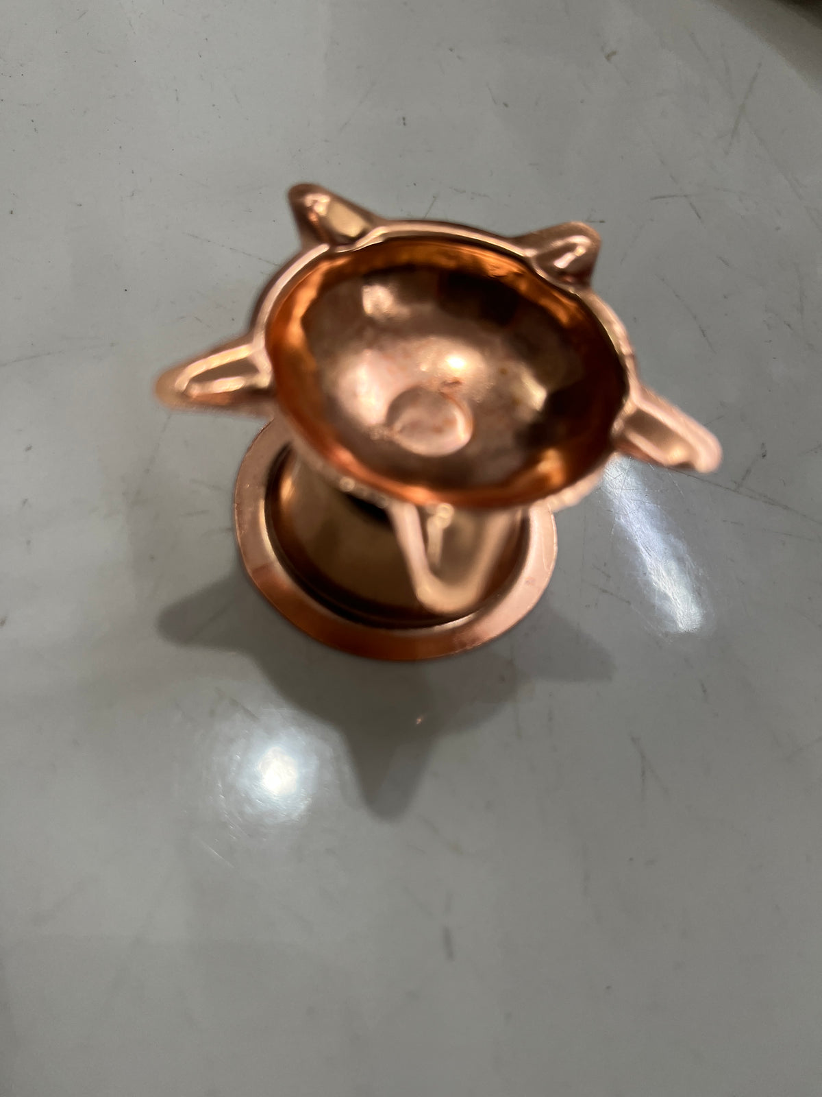 Rose gold diya