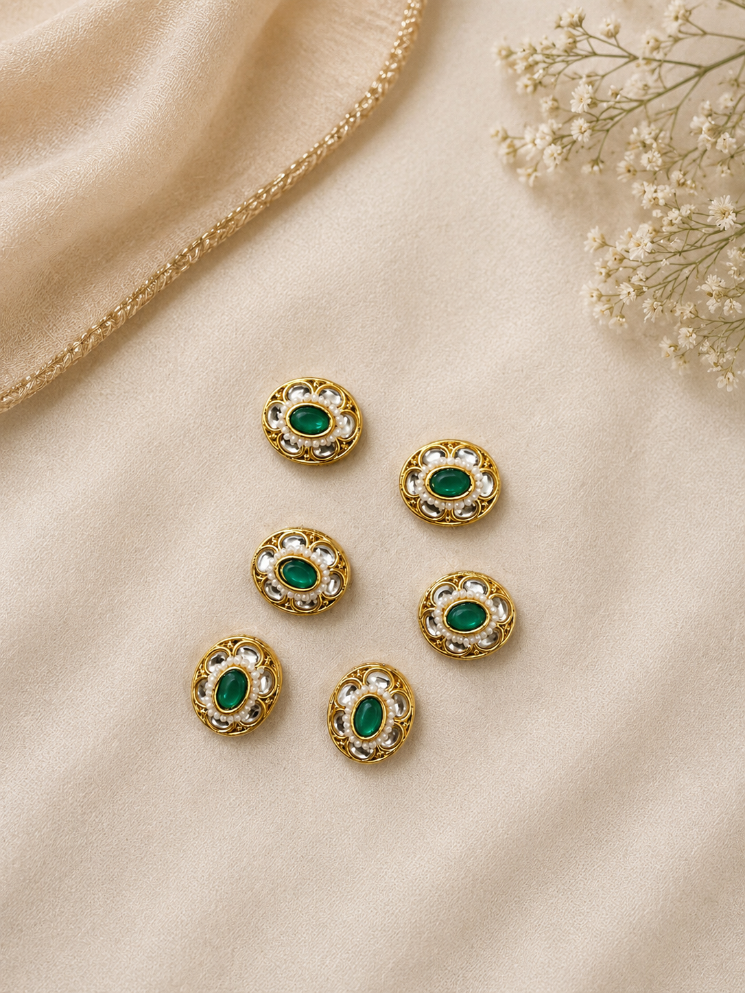 Kundan patch (2 pcs)