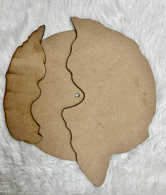 Mdf base for Geode Clock