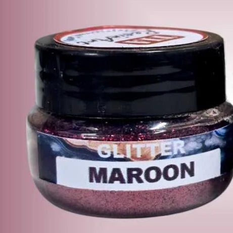 Glitter for Resin Art (MAROON)
