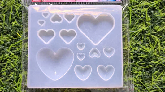 Heart Small 14 Cavity Silicon Mould