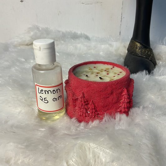 Lemon candle fragrance