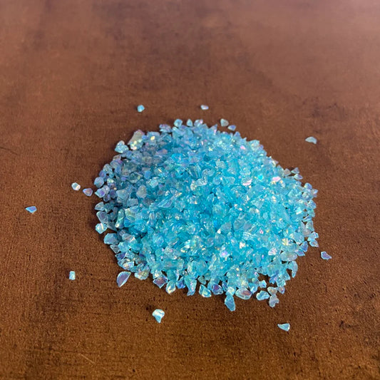 Small Firozi Glass Granules