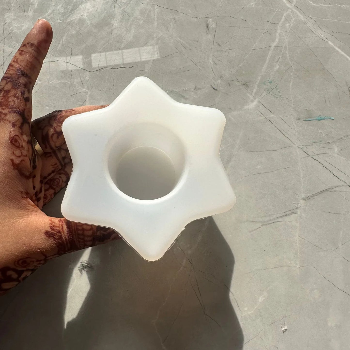 star tea light mould